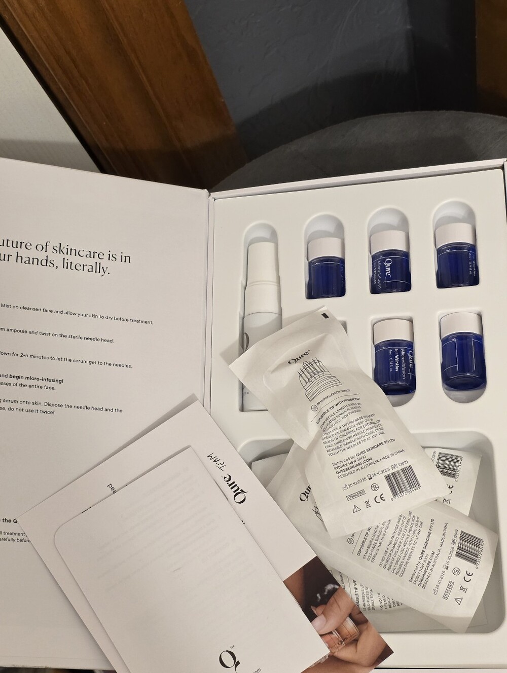 QURE Micro-Infusion Facial System / Brand NEW/ SEALED